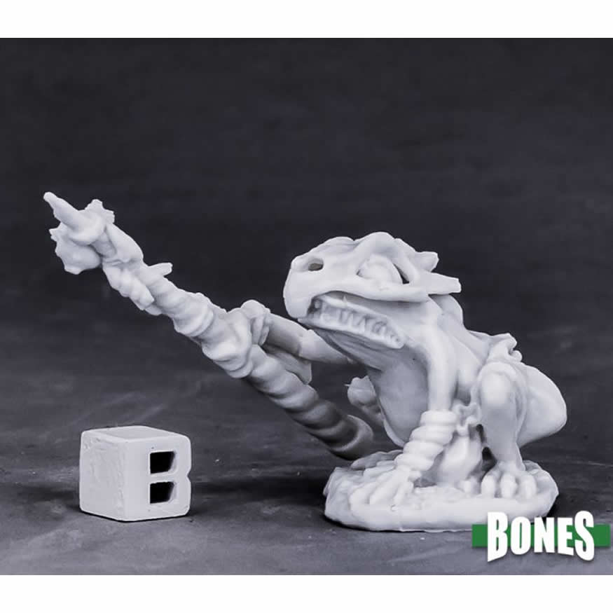 RPR77269 Mudcroak Squog Shaman Miniature 25mm Heroic Scale Bones (ONLINE ORDER ONLY)