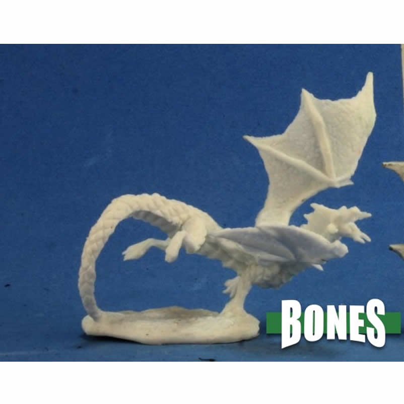 RPR77273 Dragon Hatchling Black Miniature 25mm Heroic Scale Bones (ONLINE ORDER ONLY)