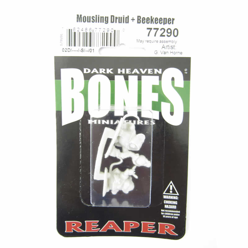 RPR77290 Mousling Druid and Beekeeper Miniature 25mm Heroic Scale Figure (ONLINE ORDER ONLY)
