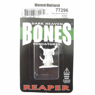 RPR77296 Wererat Matriarch Miniature 25mm Heroic Scale Figure Bones (ONLINE ORDER ONLY)