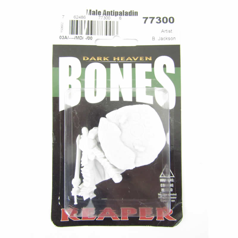 RPR77300 Male Antipaladin Miniature 25mm Heroic Scale Figure Bones (ONLINE ORDER ONLY)