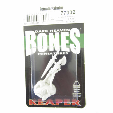 RPR77302 Female Paladin Miniature 25mm Heroic Scale Figure Bones (ONLINE ORDER ONLY)