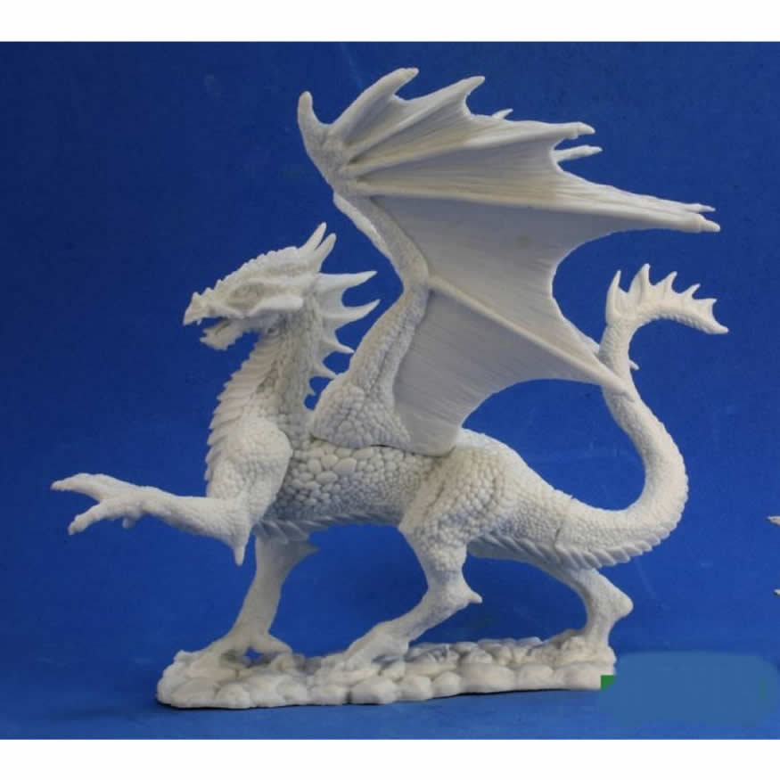 RPR77329 Silver Dragon Miniature 25mm Heroic Scale Figure Dark Heaven (ONLINE ORDER ONLY)