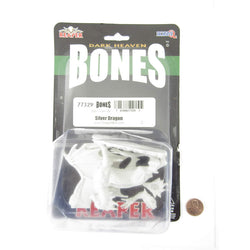 RPR77329 Silver Dragon Miniature 25mm Heroic Scale Figure Dark Heaven (ONLINE ORDER ONLY)