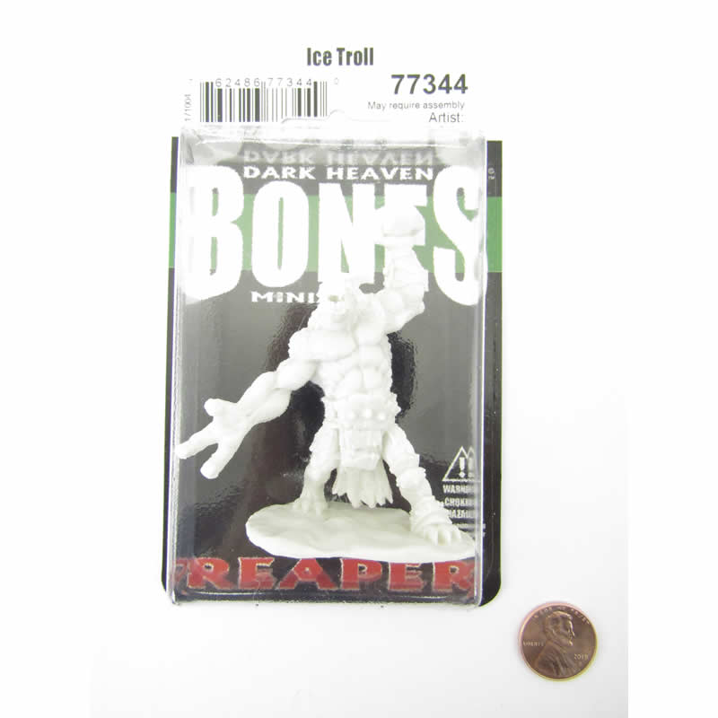 RPR77344 Ice Troll Miniature 25mm Heroic Scale Figure Dark Heaven Bones (ONLINE ORDER ONLY)