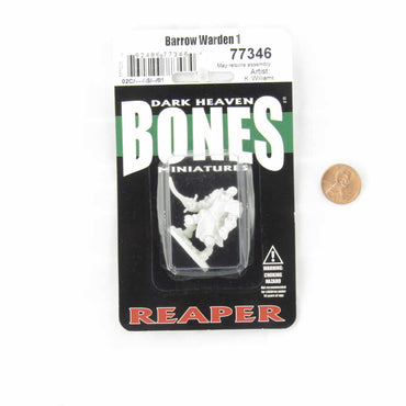 RPR77346 Barrow Warden 1 Miniature 25mm Heroic Scale Figure Dark Heaven Bones (ONLINE ORDER ONLY)