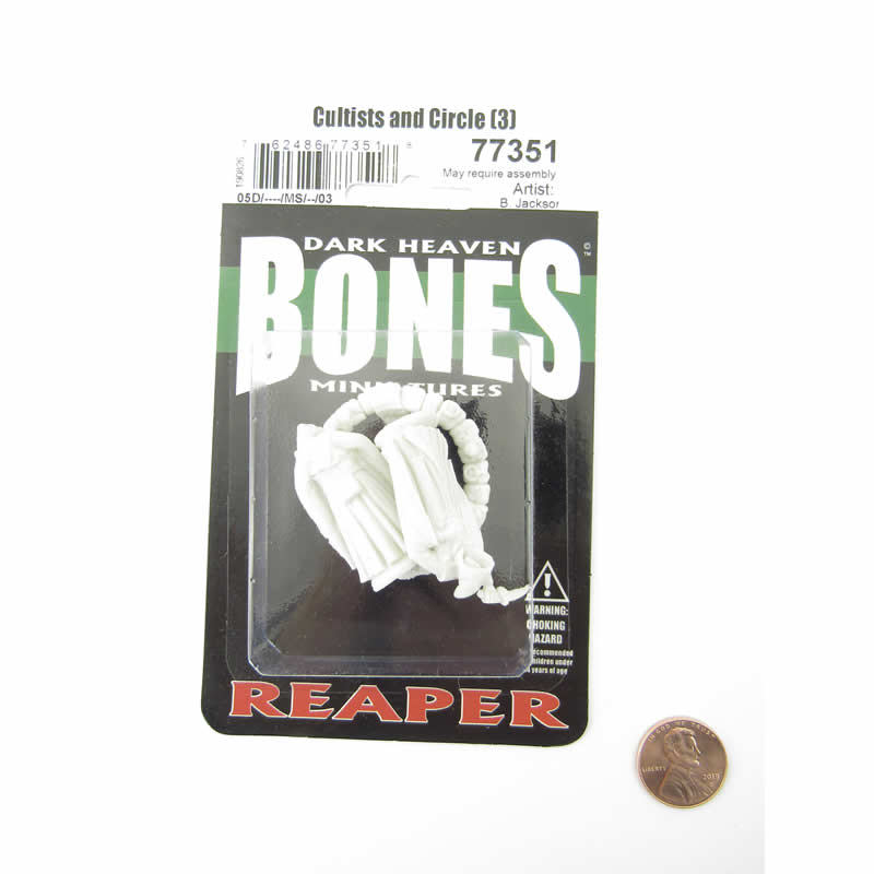 RPR77351 Cultists and Circle Miniature 25mm Heroic Scale Figure Dark Heaven (ONLINE ORDER ONLY)