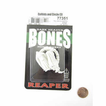 RPR77351 Cultists and Circle Miniature 25mm Heroic Scale Figure Dark Heaven (ONLINE ORDER ONLY)