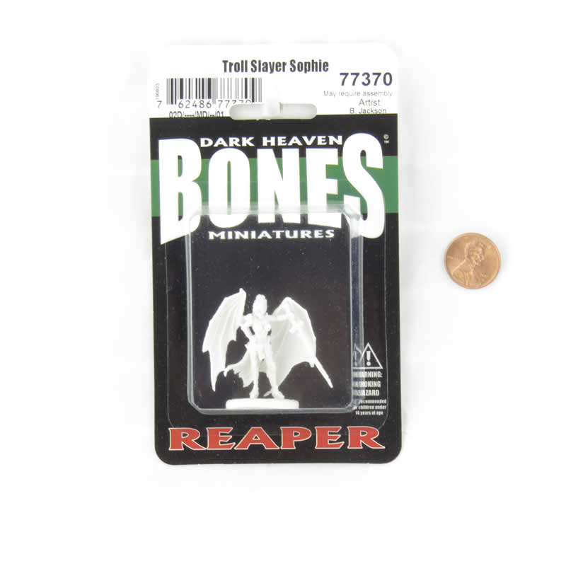 RPR77370 Troll Slayer Sophie Miniature 25mm Heroic Scale Figure Dark Heaven Bones (ONLINE ORDER ONLY)