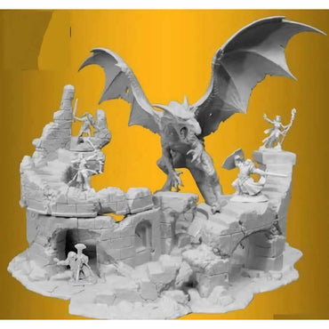 RPR77381 Dragons Dont Share Miniature 25mm Heroic Scale Figure Dark Heaven Bones (ONLINE ORDER ONLY)