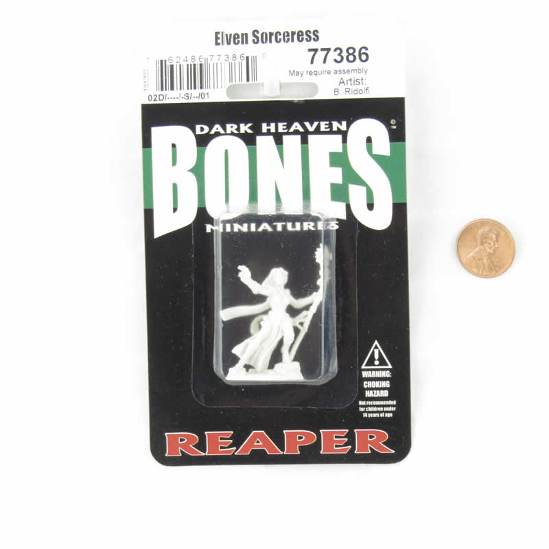 RPR77386 Andriessa Elven Sorceress Miniature 25mm Heroic Scale Figure Dark Heaven Bones (ONLINE ORDER ONLY)