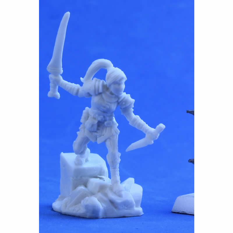 RPR77387 Lanelle Half-Elf Rogue Miniature 25mm Heroic Scale Figure Dark Heaven Bones (ONLINE ORDER ONLY)