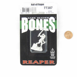 RPR77387 Lanelle Half-Elf Rogue Miniature 25mm Heroic Scale Figure Dark Heaven Bones (ONLINE ORDER ONLY)