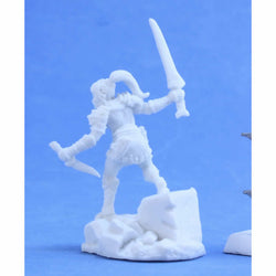 RPR77387 Lanelle Half-Elf Rogue Miniature 25mm Heroic Scale Figure Dark Heaven Bones (ONLINE ORDER ONLY)
