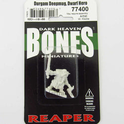 RPR77400 Durgam Deepmug Dwarf Hero Miniature 25mm Heroic Scale (ONLINE ORDER ONLY)