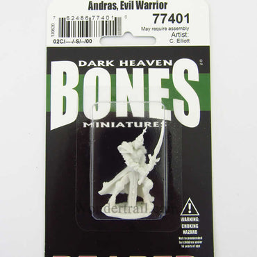 RPR77401 Andras Evil Warrior Miniature 25mm Heroic Scale Bones (ONLINE ORDER ONLY)