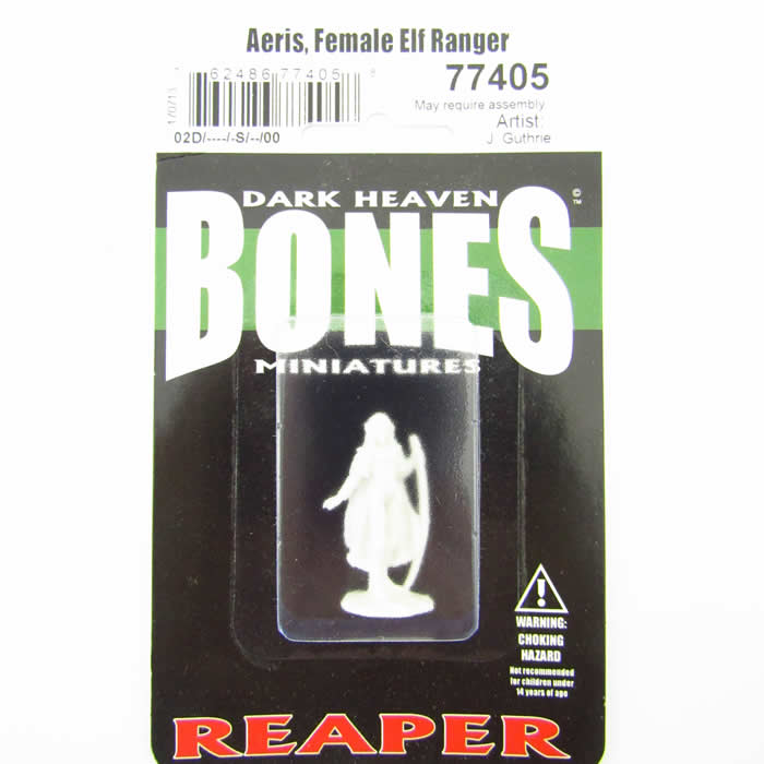 RPR77405 Aeris Female Elf Ranger Miniature 25mm Heroic Scale Bones (ONLINE ORDER ONLY)