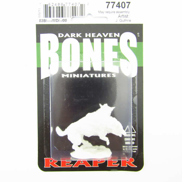 RPR77407 Death Dog Miniature 25mm Heroic Scale Bones (ONLINE ORDER ONLY)