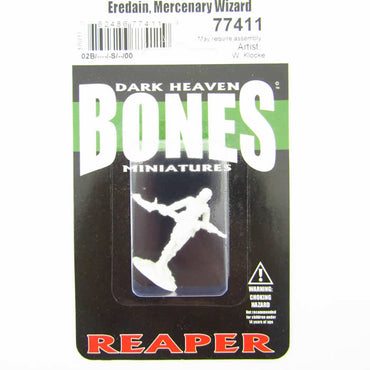RPR77411 Eredain Mercenary Wizard Miniature 25mm Heroic Scale Bones (ONLINE ORDER ONLY)