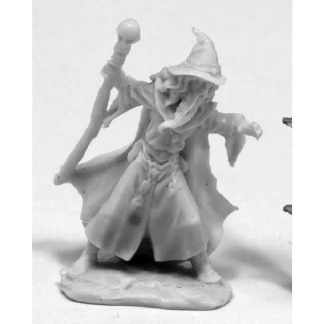 RPR77412 Lendil Blackroot Wizard Miniature 25mm Heroic Scale Bones (ONLINE ORDER ONLY)