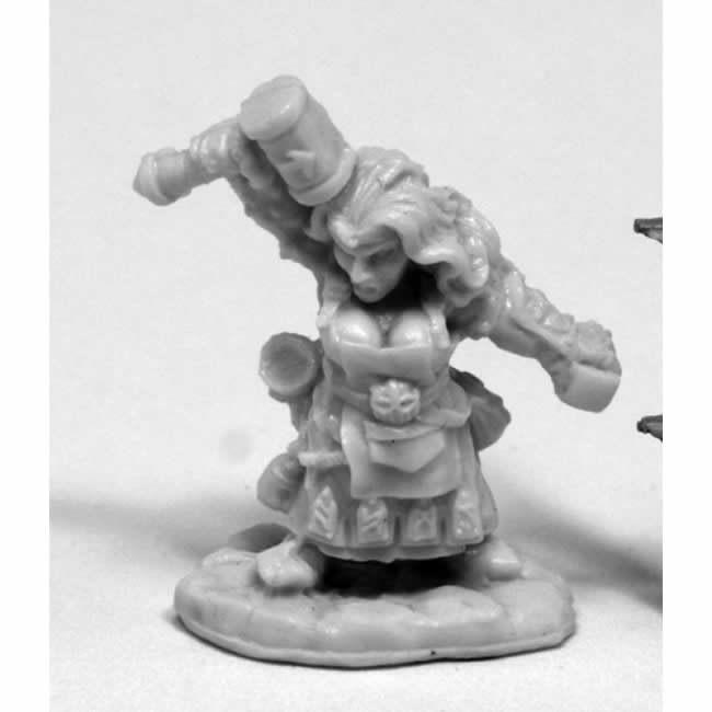 RPR77413 Margara Dwarf Shaman Miniature 25mm Heroic Scale Bones (ONLINE ORDER ONLY)