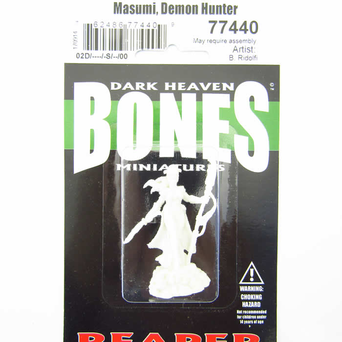 RPR77440 Masumi Demon Hunter Miniature 25mm Heroic Scale Bones (ONLINE ORDER ONLY)