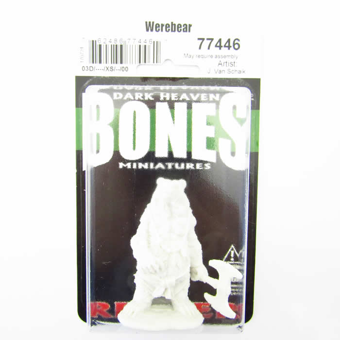 RPR77446 Werebear Miniature 25mm Heroic Scale Dark Heaven Bones (ONLINE ORDER ONLY)