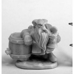 RPR77461 Dwarven Brewer With Keg Miniature 25mm Heroic Scale (ONLINE ORDER ONLY)