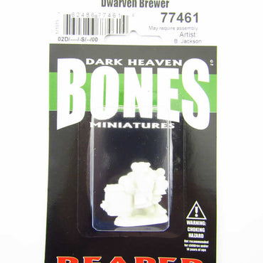 RPR77461 Dwarven Brewer With Keg Miniature 25mm Heroic Scale (ONLINE ORDER ONLY)