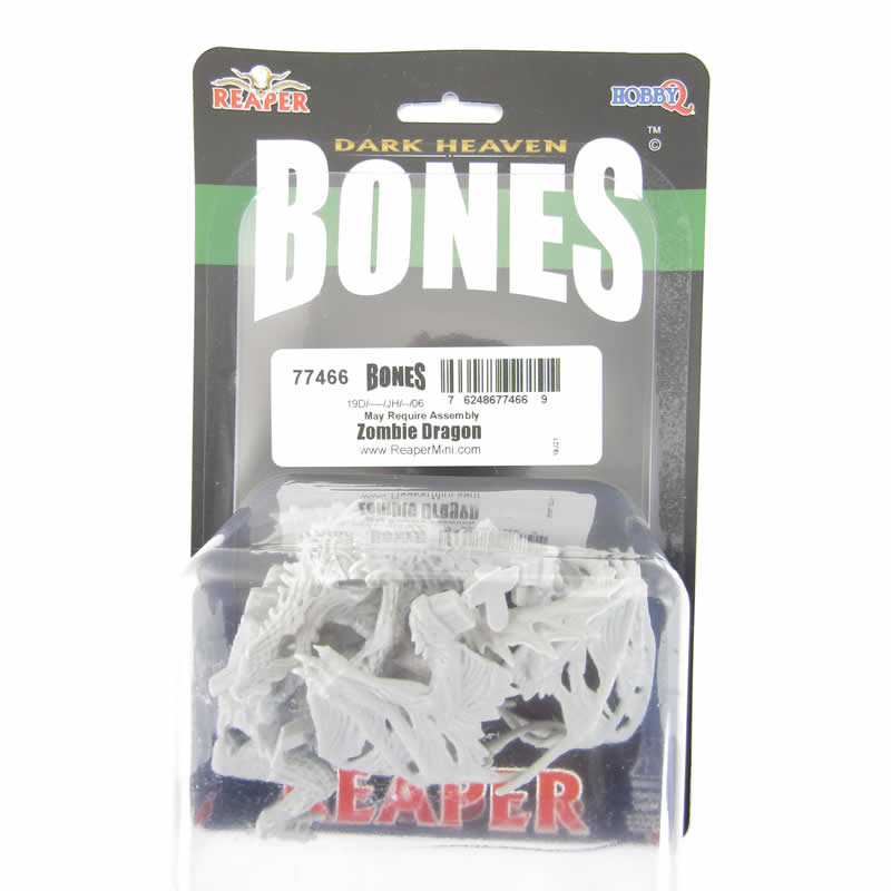 RPR77466 Zombie Dragon Miniature 25mm Heroic Scale Dark Heaven Bones (ONLINE ORDER ONLY)