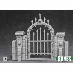 RPR77527 Graveyard Fence Gate Miniature 25mm Heroic Scale (ONLINE ORDER ONLY)