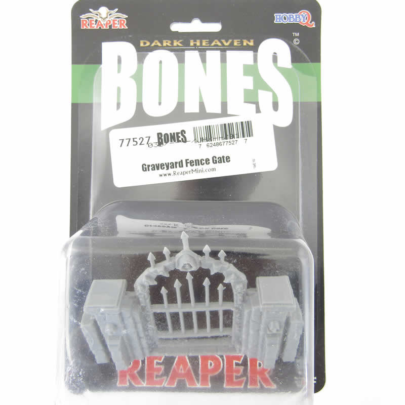 RPR77527 Graveyard Fence Gate Miniature 25mm Heroic Scale (ONLINE ORDER ONLY)