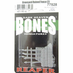 RPR77528 Graveyard Ruined Fences Miniature 25mm Heroic Scale (ONLINE ORDER ONLY)