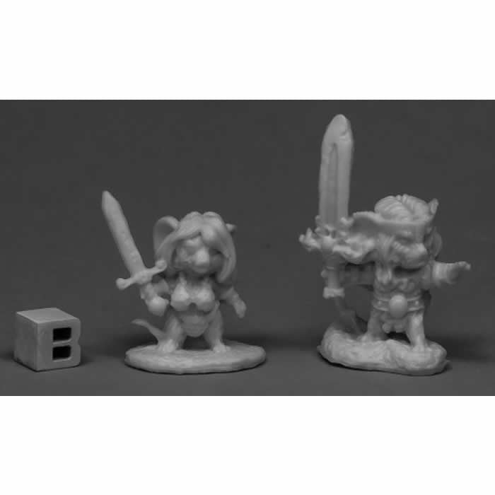 RPR77546 Two Barbarian Mouslings Miniature 25mm Heroic Scale (ONLINE ORDER ONLY)