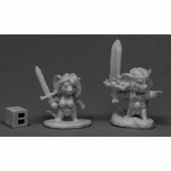 RPR77546 Two Barbarian Mouslings Miniature 25mm Heroic Scale (ONLINE ORDER ONLY)