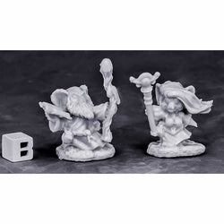RPR77548 Two Wizard Mouslings Miniature 25mm Heroic Scale (ONLINE ORDER ONLY)
