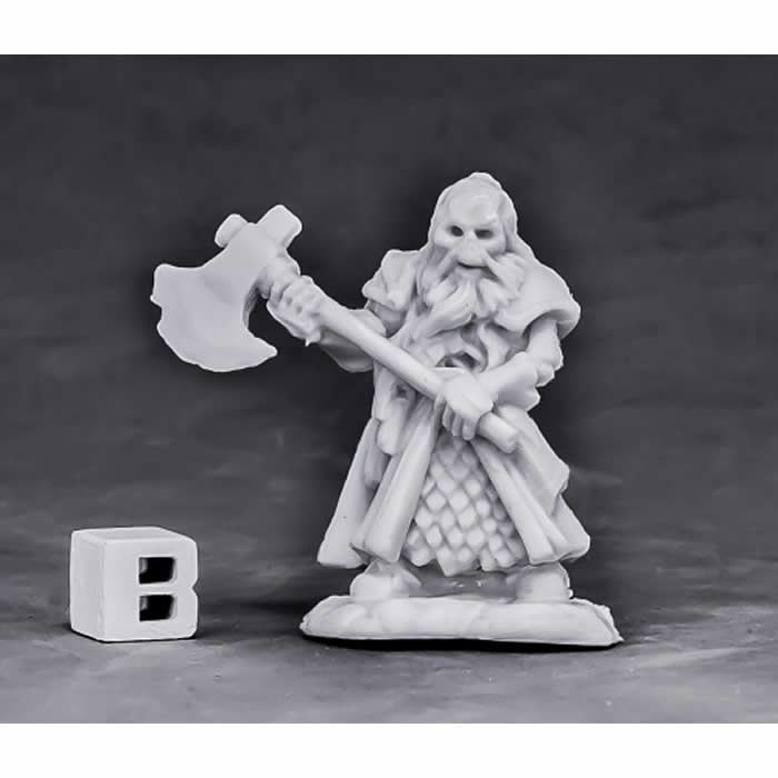 RPR77561 Undead Dwarf Fighter Miniature 25mm Heroic Scale (ONLINE ORDER ONLY)