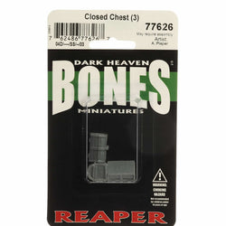 RPR77626 Wooden Chests Miniature Figure 25mm Heroic Scale Dark Heaven Bones (ONLINE ORDER ONLY)