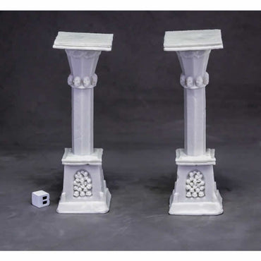 RPR77638 Two Graveyard Column Miniature 25mm Heroic Scale (ONLINE ORDER ONLY)