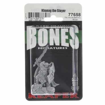 RPR77658 Khanag The Slayer Miniature 25mm Heroic Scale Figure Dark Heaven Bones Reaper Miniatures (ONLINE ORDER ONLY)