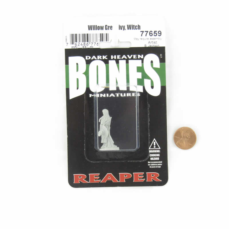 RPR77659 Willow Greenivy Witch Miniature 25mm Heroic Scale Figure Dark Heaven Bones (ONLINE ORDER ONLY)