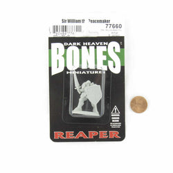 RPR77660 Sir William The Peacemaker Miniature 25mm Heroic Scale Figure Dark Heaven Bones (ONLINE ORDER ONLY)