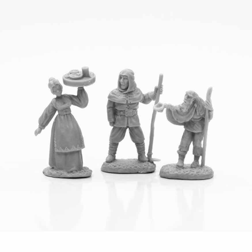 RPR77665 Townsfolk I Miniature 25mm Heroic Scale Figure Dark Heaven Bones (ONLINE ORDER ONLY)