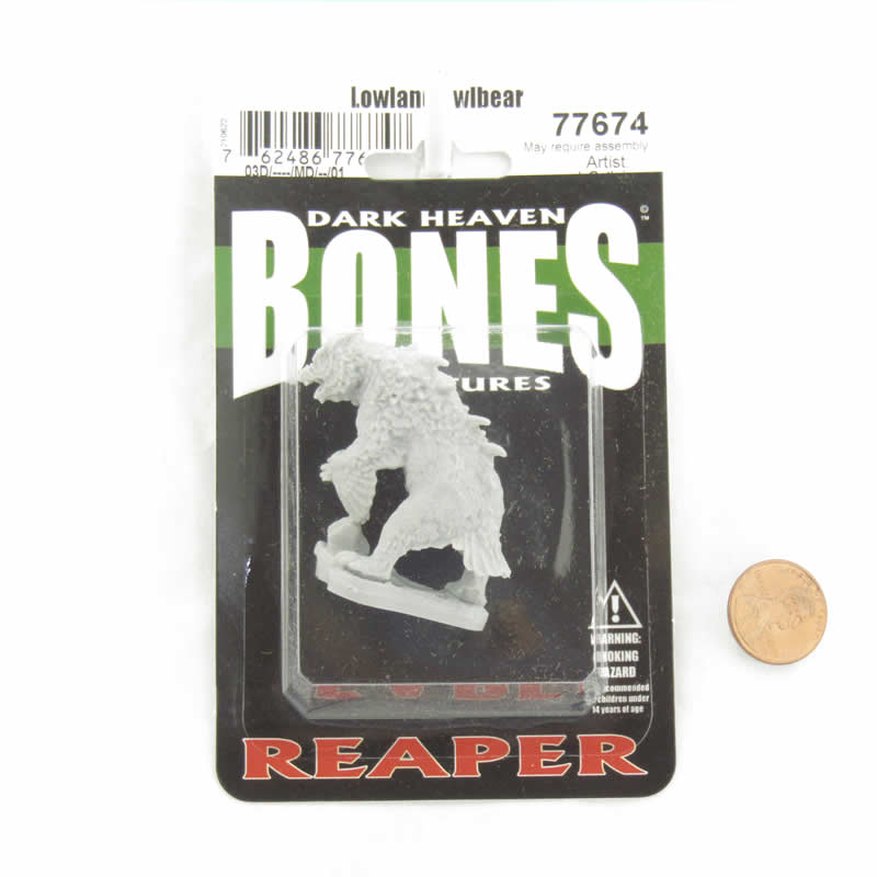 RPR77674 Lowland Owlbear Miniature 25mm Heroic Scale Figure Dark Heaven Bones (ONLINE ORDER ONLY)