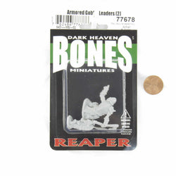 RPR77678 Armored Goblin Leaders Miniature 25mm Heroic Scale Figure Dark Heaven Bones (ONLINE ORDER ONLY)