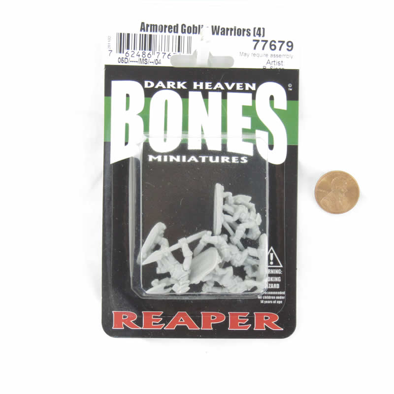 RPR77679 Armored Goblin Warriors Miniature 25mm Heroic Scale Figure Dark Heaven Bones (ONLINE ORDER ONLY)