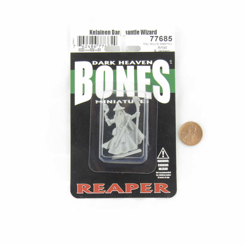 RPR77685 Kelainen Darkmantle Wizard Miniature 25mm Heroic Scale Figure Dark Heaven Bones (ONLINE ORDER ONLY)