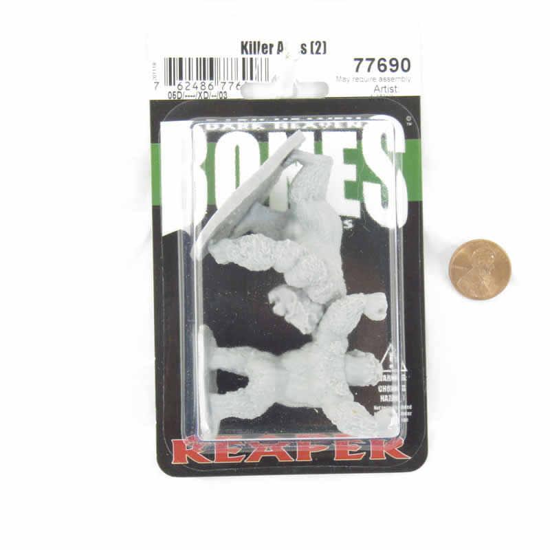 RPR77690 Killer Apes Miniature 25mm Heroic Scale Figure Dark Heaven Bones (ONLINE ORDER ONLY)