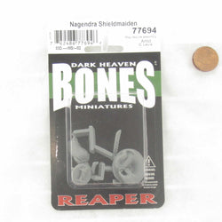RPR77694 Nagendra Shieldmaiden Miniature 25mm Heroic Scale Figure Dark Heaven Bones (ONLINE ORDER ONLY)