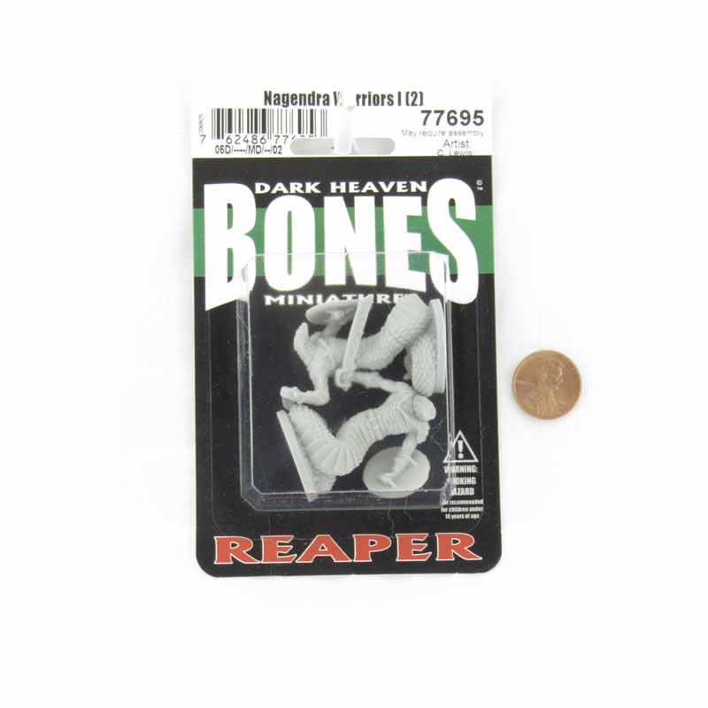 RPR77695 Nagendra Swordsmen Miniature 25mm Heroic Scale Figure Dark Heaven Bones (ONLINE ORDER ONLY)
